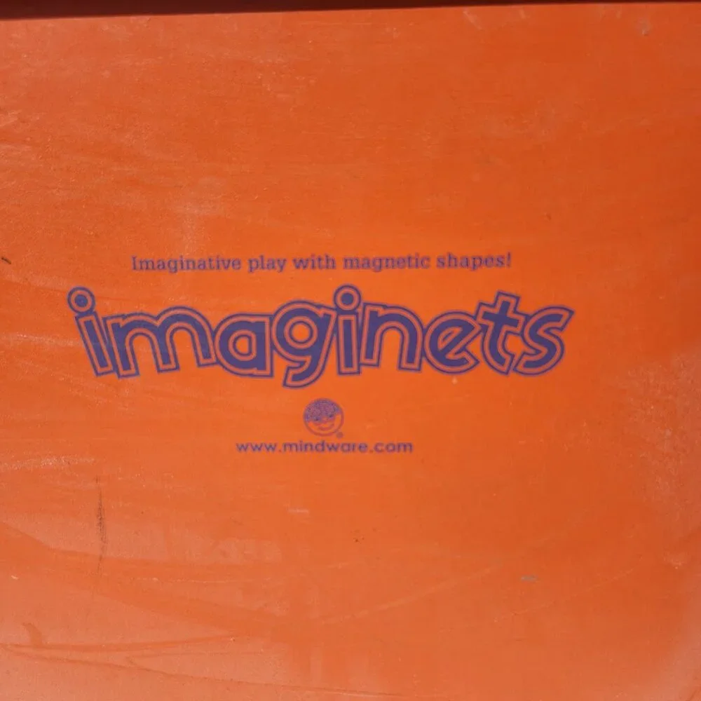Mindware Imagination Magnets Imaginets Wood Geoform Wooden Magnetic Blocks and M